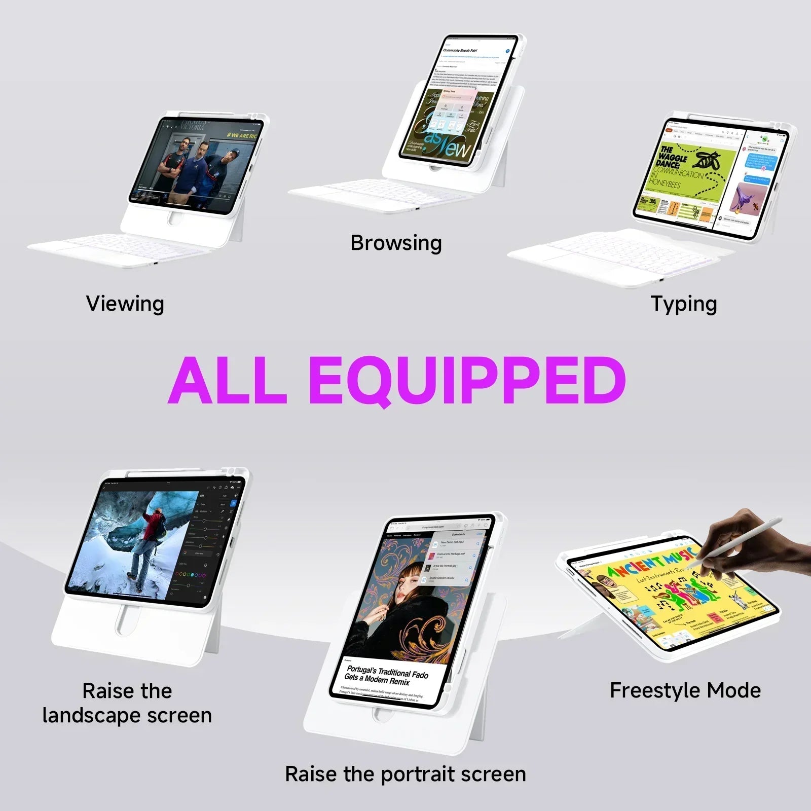 Best iPad Keyboard Case for iPad Air 11 and iPad Pro 11