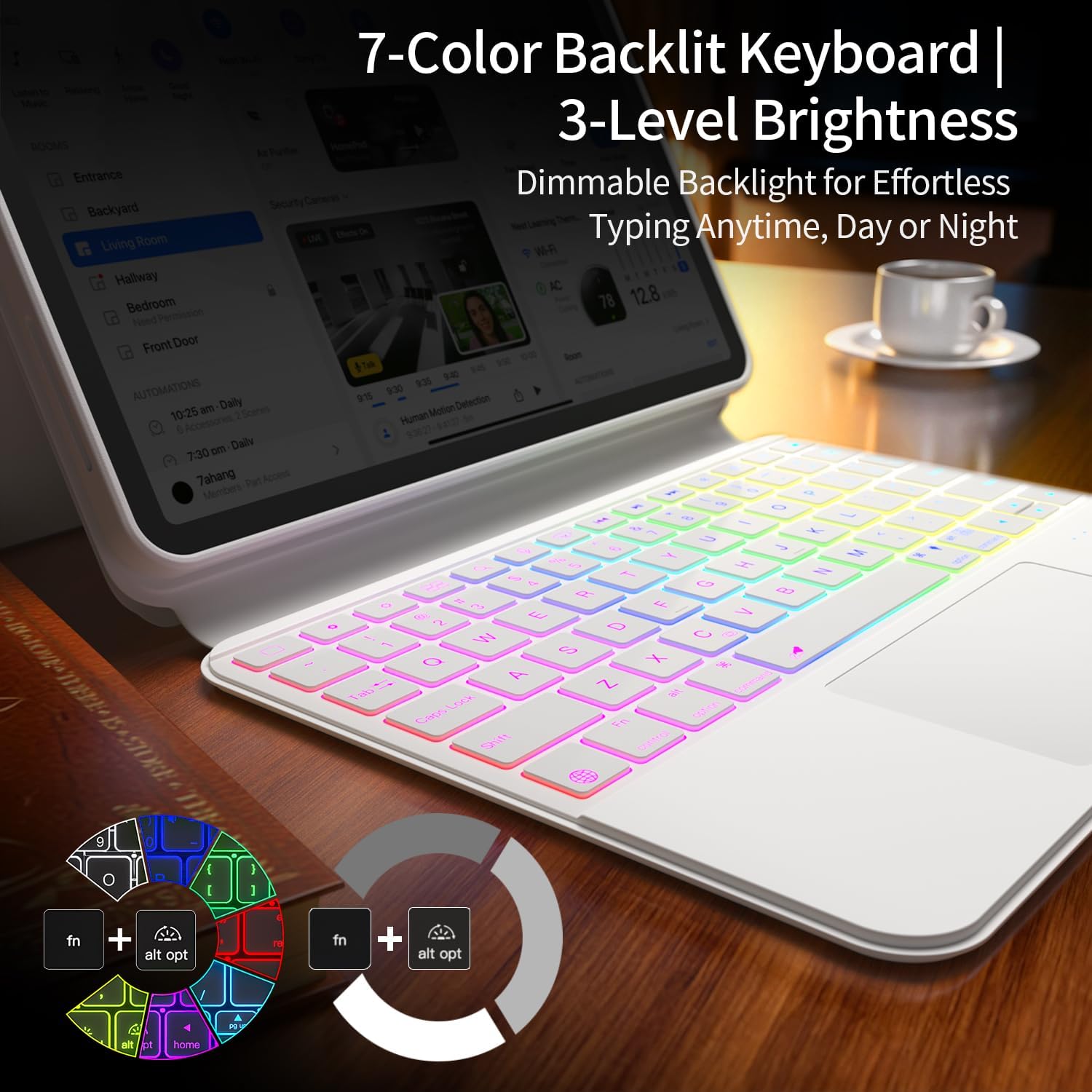 Tiaota Sliding Rail iPad Keyboard Case