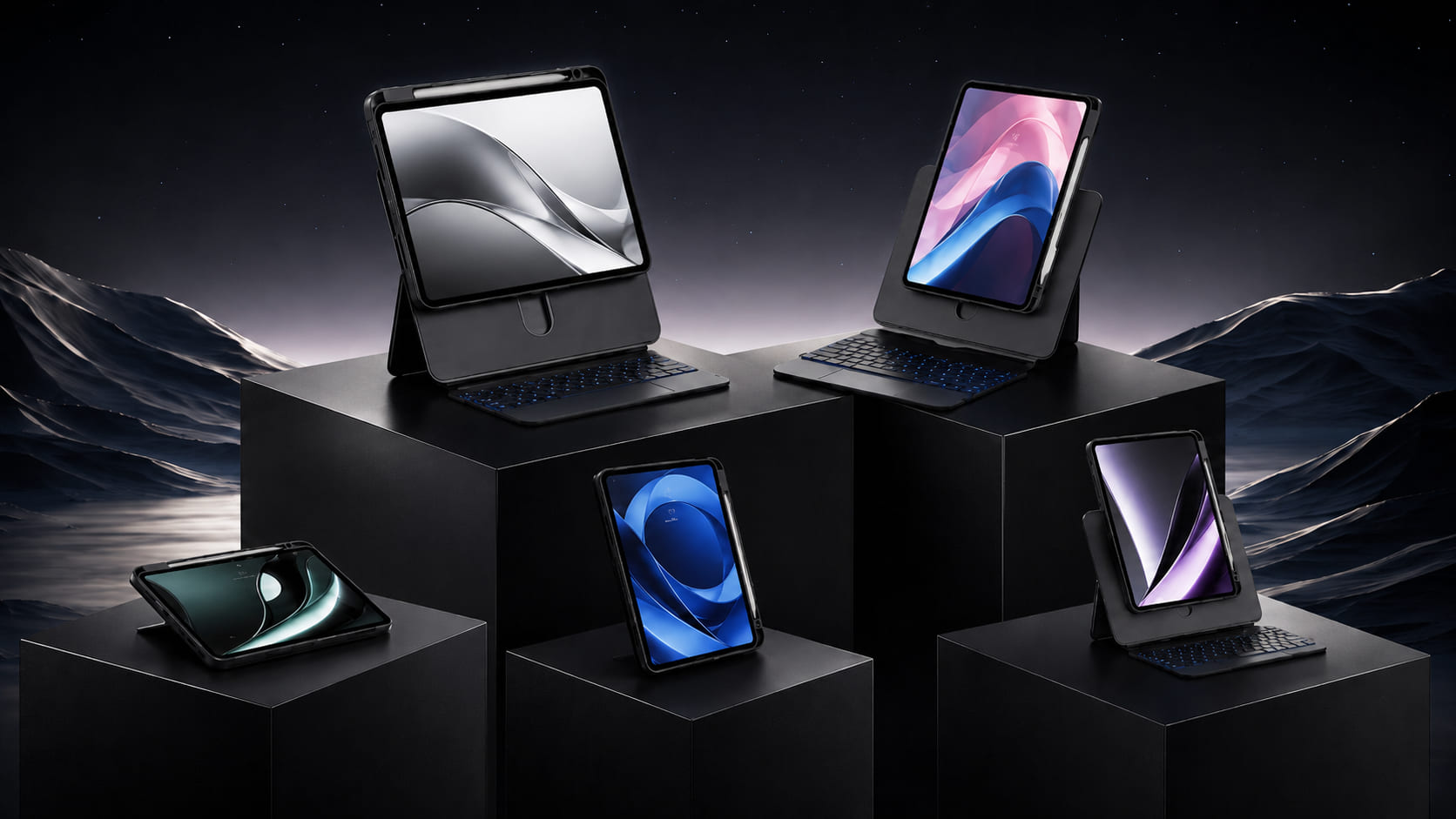 Adjustable iPad Keyboard Case for Work, Study, and Creative Setups