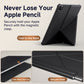Magnetic Slim Folio iPad Case with 4 Adjustable Angles, Portrait & Landscape Stand