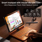 Cosmic Orange iPad Keyboard Case – 360° Rotatable, 7‑Color Backlight, Multi‑Touch