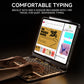 Transparent y2k Mechanical Style iPad Keyboard Case – 360° Rotatable,7-Color Backlight, Multi-Touch