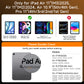Transparent y2k Mechanical Style iPad Keyboard Case – 360° Rotatable,7-Color Backlight, Multi-Touch