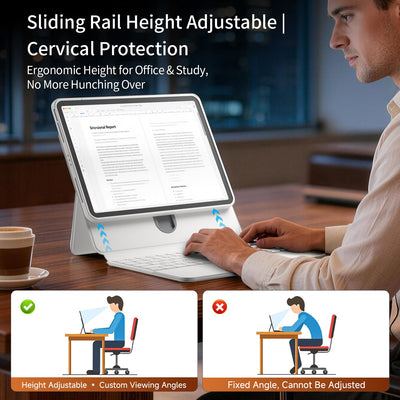 Tiaota Sliding Rail iPad Keyboard Case