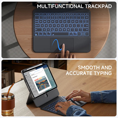 Tiaota Split Sliding Rail iPad Keyboard Case