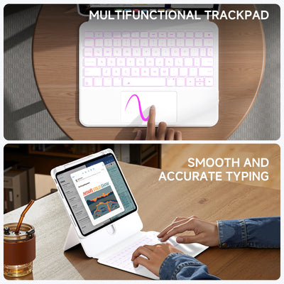 Tiaota Split Sliding Rail iPad Keyboard Case