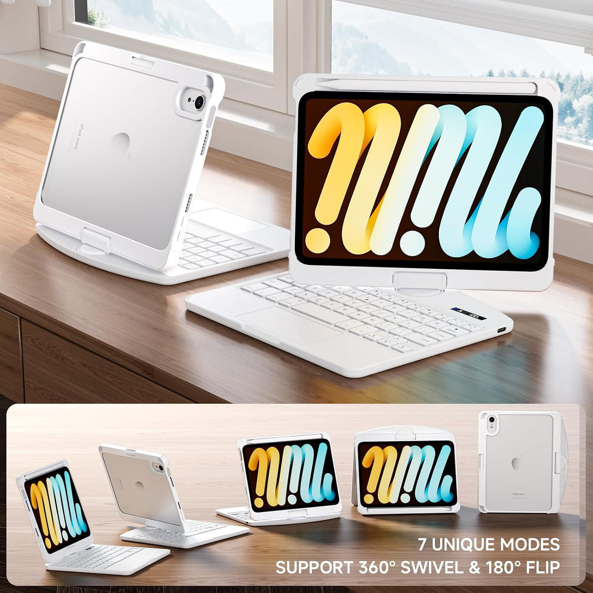 Tiaota Transparent Matepad Keyboard Case