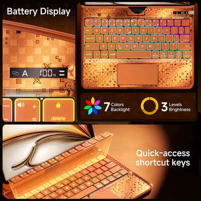 Tiaota Transparent Matepad Keyboard Case