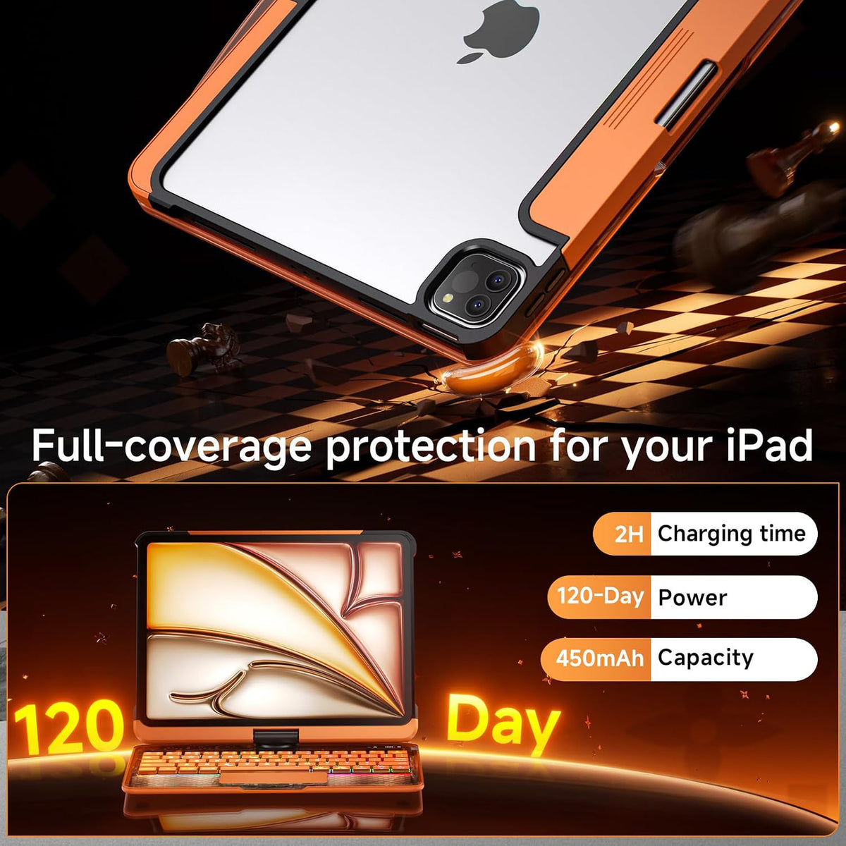 Tiaota Transparent Matepad Keyboard Case