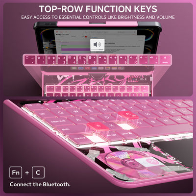 Tiaota Transparent iPad Keyboard Case
